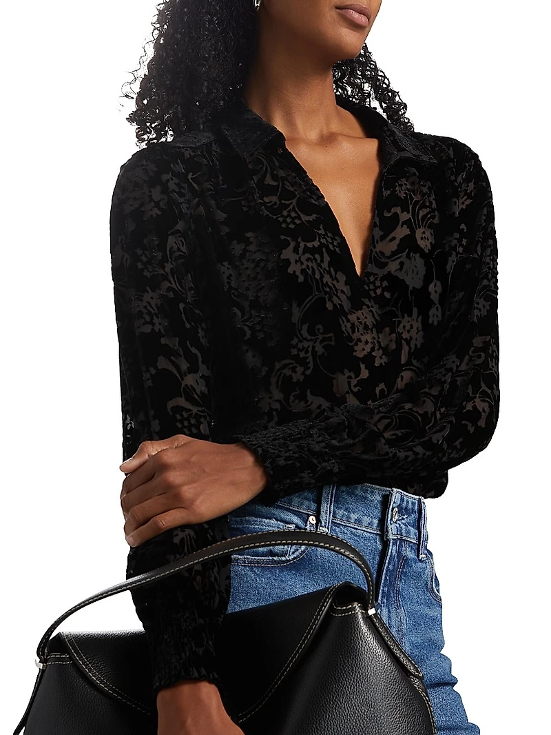 Ginerva Burnout Blouse