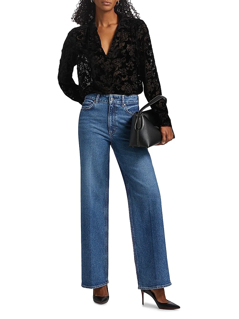 Ginerva Burnout Blouse