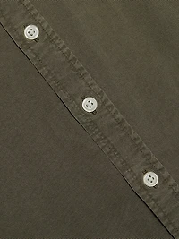 COLLECTION Garment-Dyed Button-Front Shirt