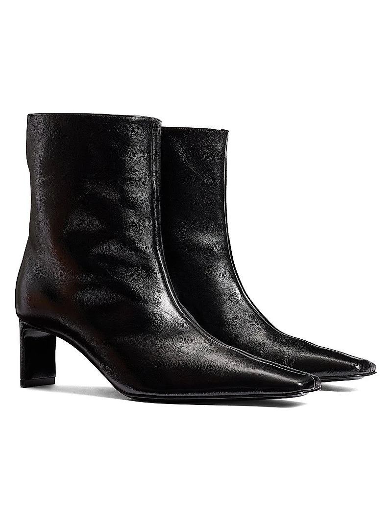 Ona 55MM Leather Ankle Boots