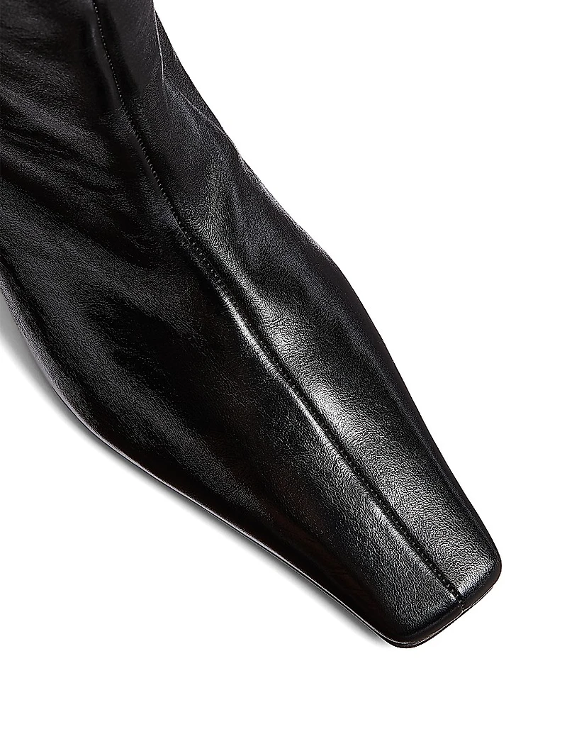 Ona 55MM Leather Ankle Boots