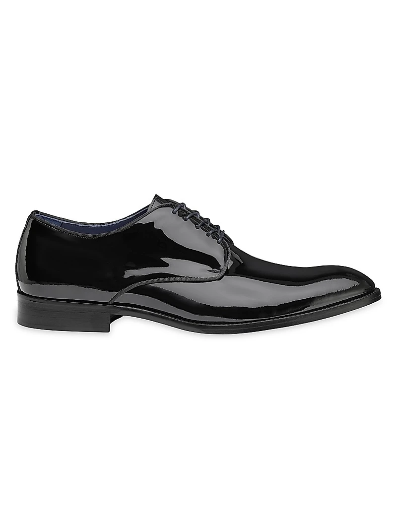 Kinser Patent Leather Lace-Up Shoes