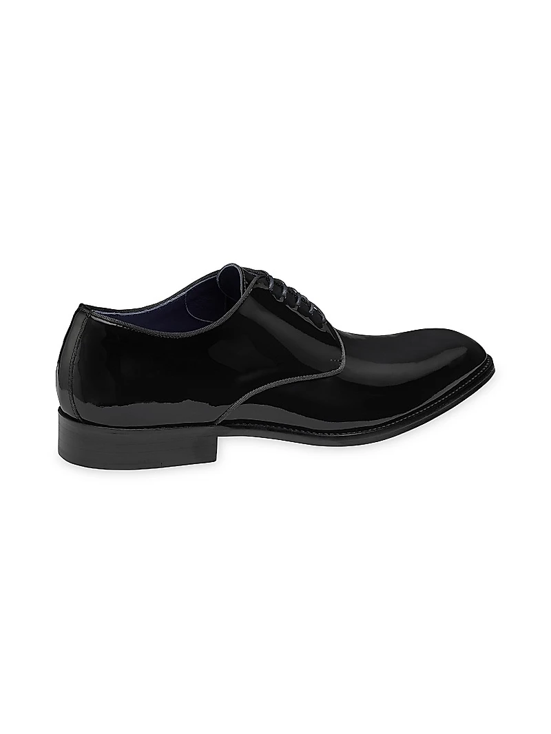 Kinser Patent Leather Lace-Up Shoes