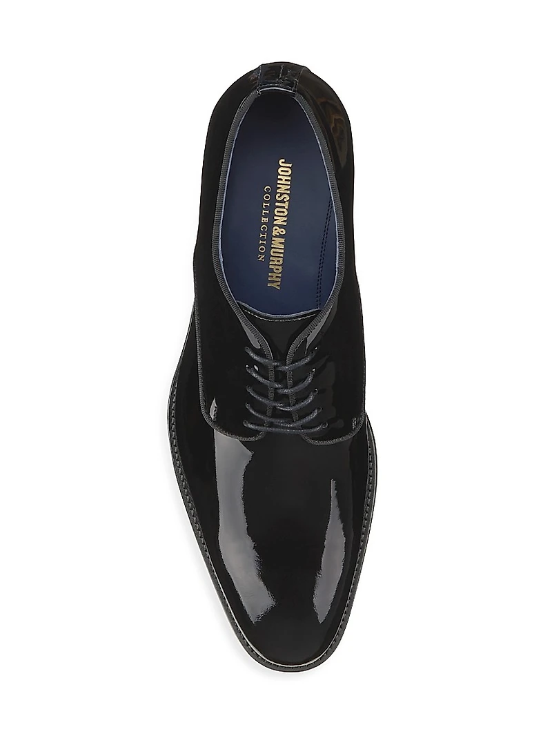 Kinser Patent Leather Lace-Up Shoes