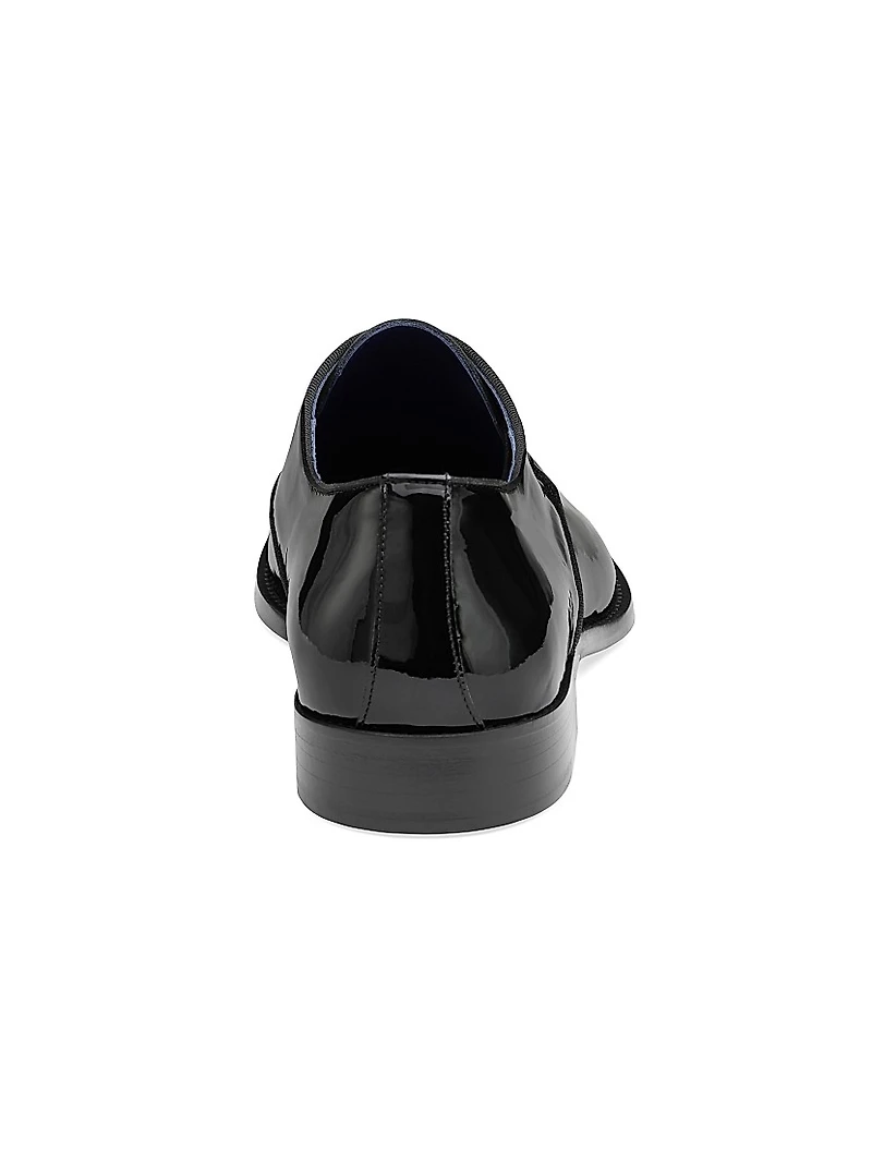 Kinser Patent Leather Lace-Up Shoes