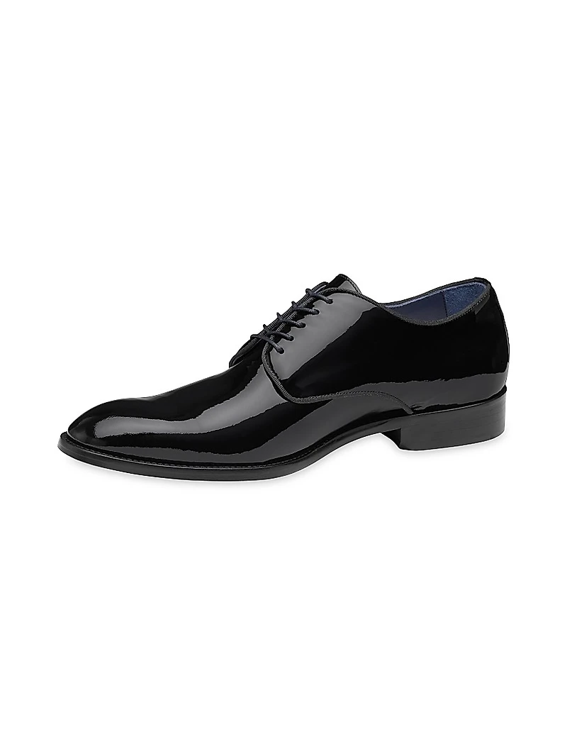 Kinser Patent Leather Lace-Up Shoes