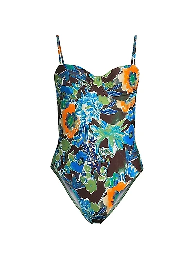 Monroe Tropical Bloom One-Piece Swimsuit