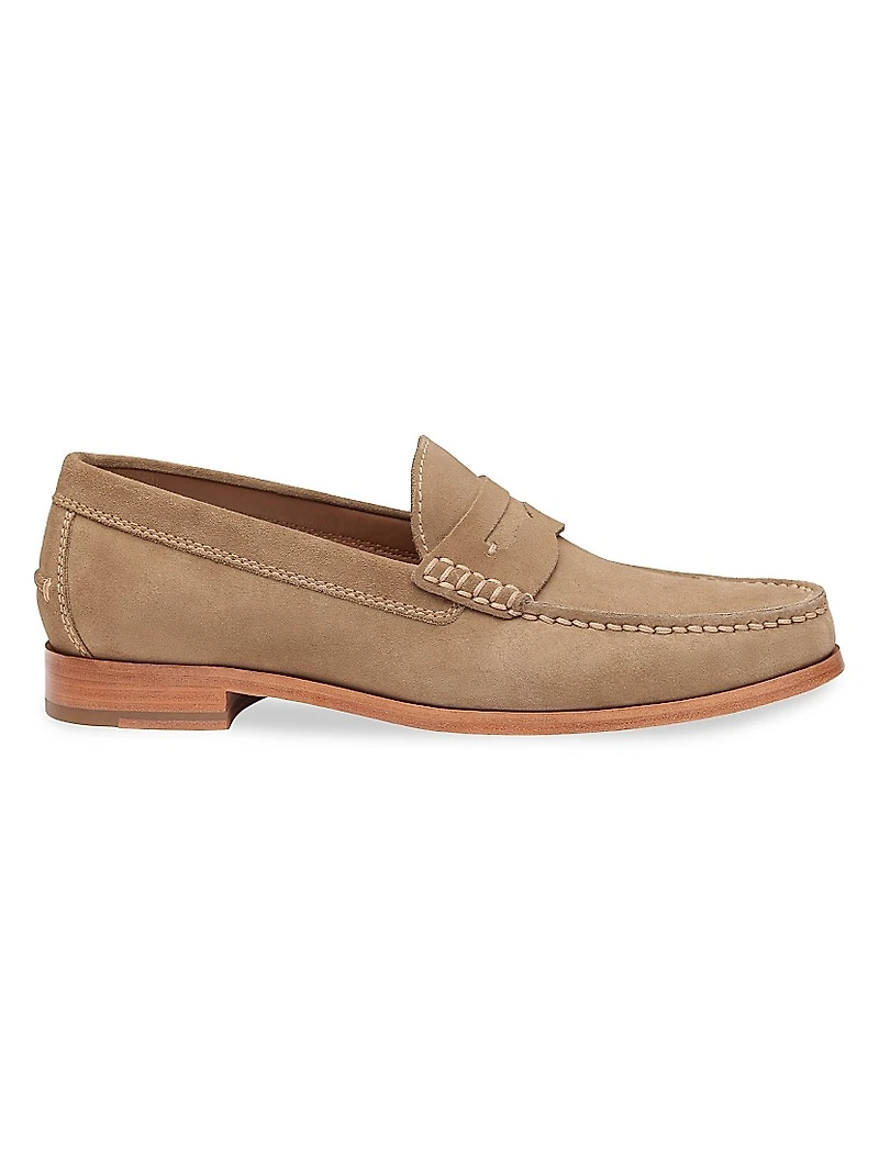 Baldwin Suede Penny Loafers