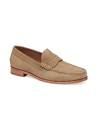 Baldwin Suede Penny Loafers
