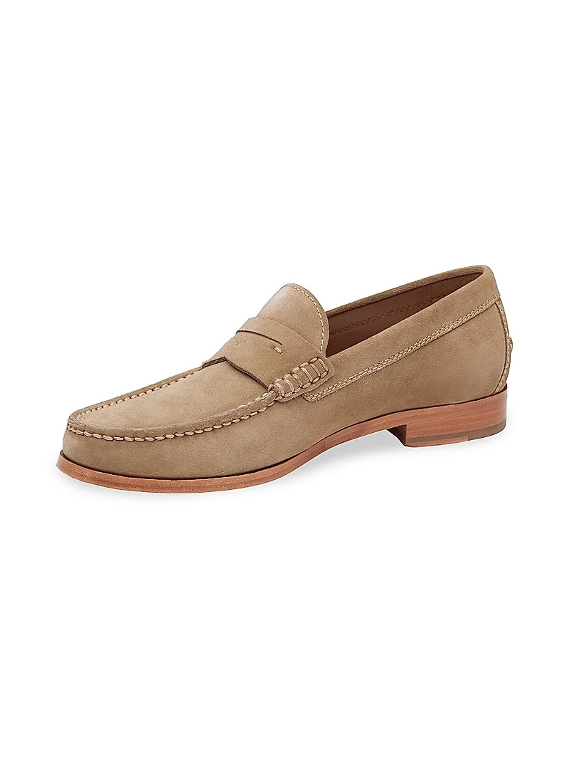 Baldwin Suede Penny Loafers