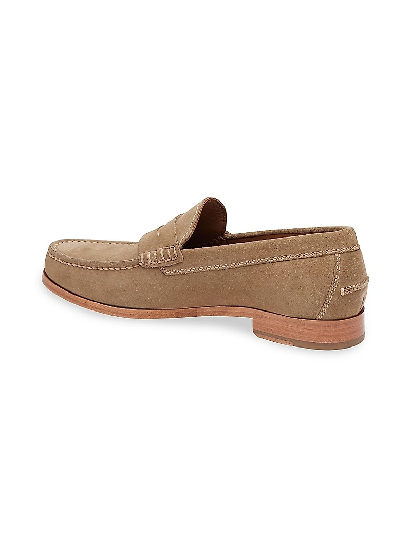 Baldwin Suede Penny Loafers