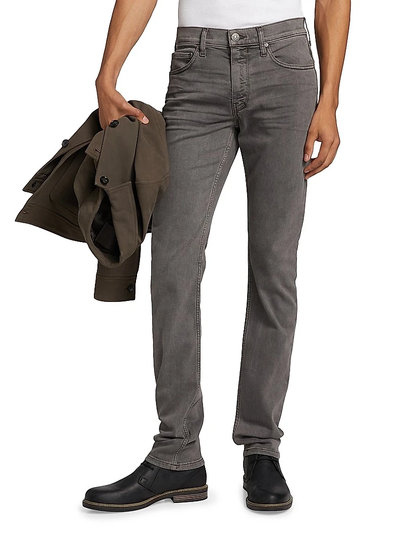 Lennox Five-Pocket Slim Straight-Leg Jeans