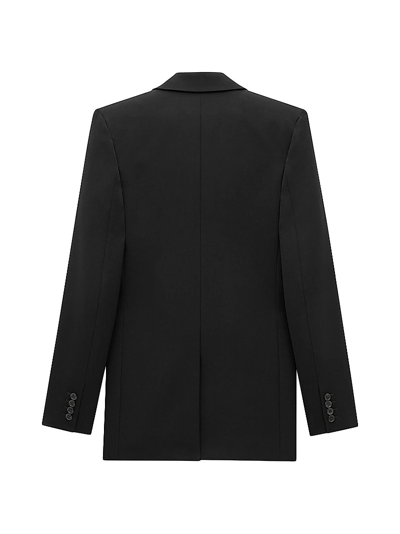 Jacket in Grain De Poudre