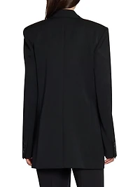 Jacket in Grain De Poudre