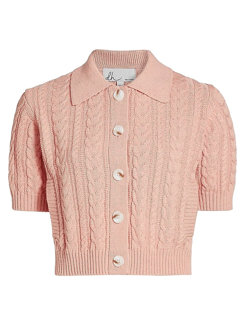 Cosette Cable-Knit Cardigan