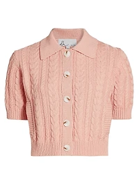 Cosette Cable-Knit Cardigan