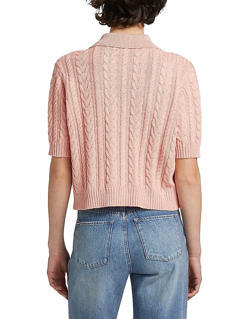 Cosette Cable-Knit Cardigan