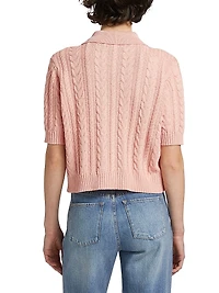 Cosette Cable-Knit Cardigan