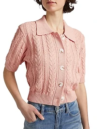 Cosette Cable-Knit Cardigan