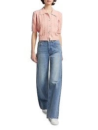 Cosette Cable-Knit Cardigan