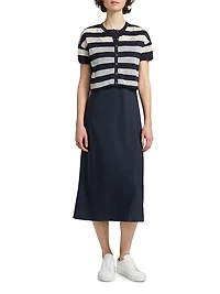 Avi Combo Sweaterdress