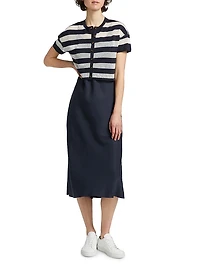 Avi Combo Sweaterdress