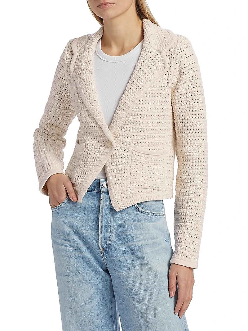 Diane Crochet Blazer