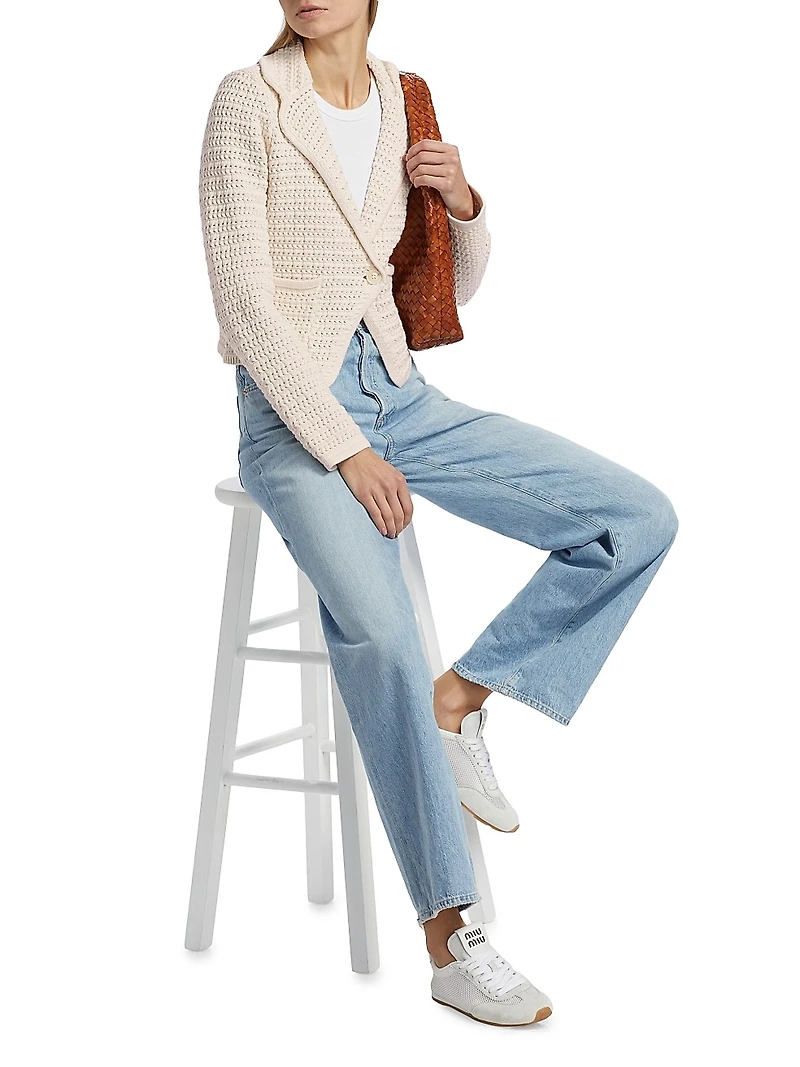 Diane Crochet Blazer
