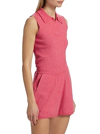 Kiara Rib-Knit Sleeveless Top