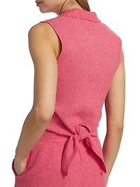 Kiara Rib-Knit Sleeveless Top