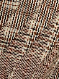 Plaid Wrap Miniskirt