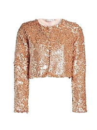 Kidman Sequined Crop Jacket