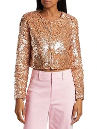 Kidman Sequined Crop Jacket