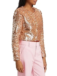 Kidman Sequined Crop Jacket