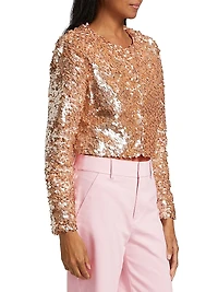 Kidman Sequined Crop Jacket