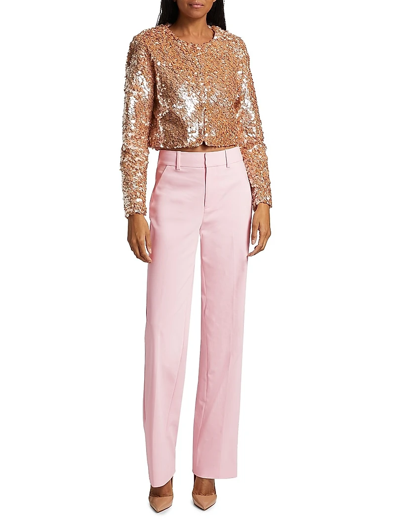 Kidman Sequined Crop Jacket