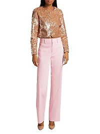 Kidman Sequined Crop Jacket