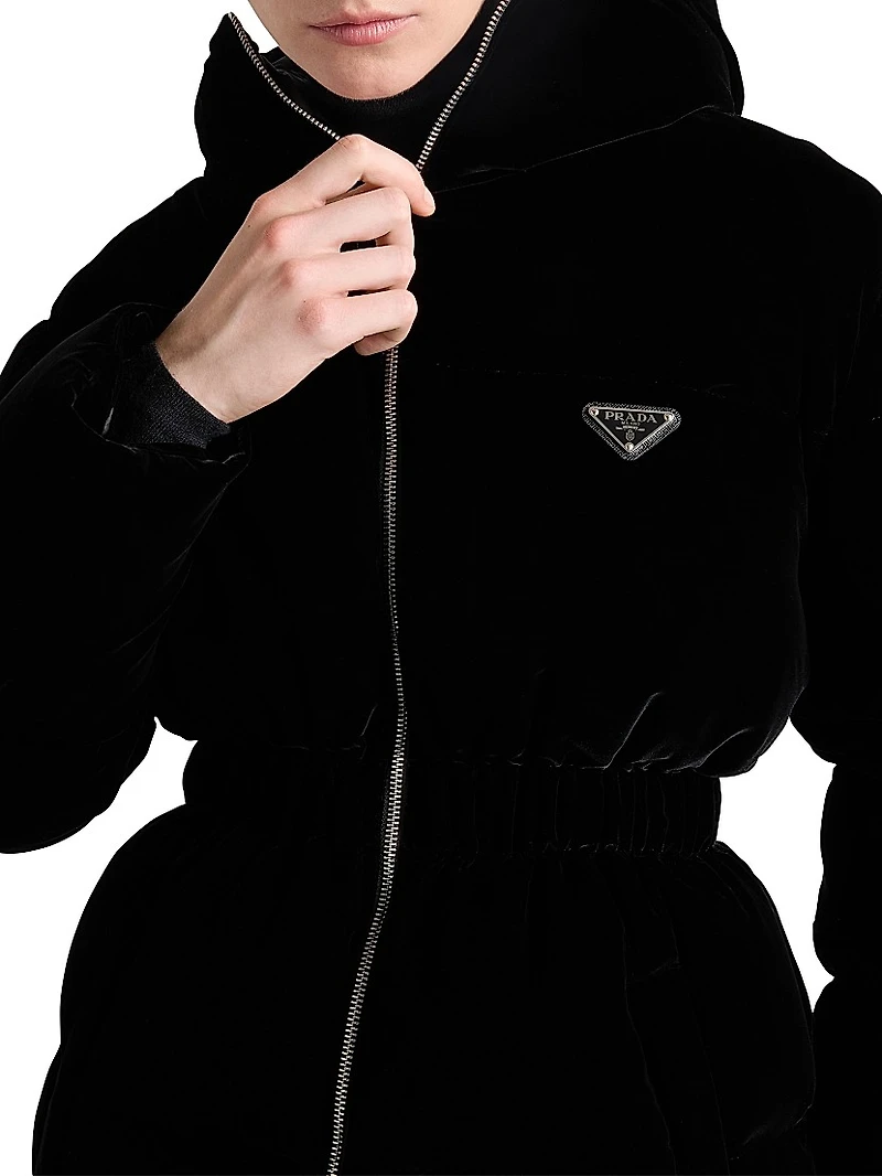 Velvet Down Jacket