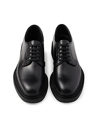 Brushed Leather Derby Shoes