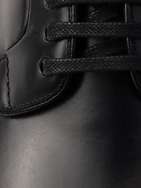 Brushed Leather Derby Shoes