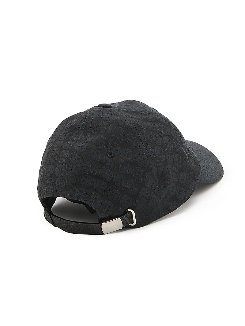 Skull Jacquard Baseball Cap