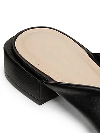 Twisted Leather Sandals