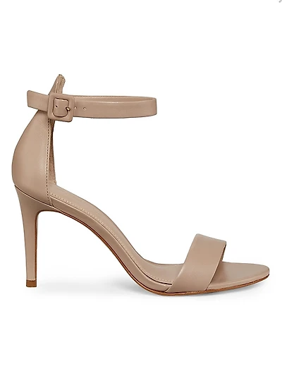 85MM Leather Ankle-Strap Sandals