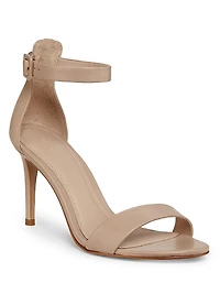 85MM Leather Ankle-Strap Sandals