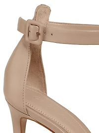 85MM Leather Ankle-Strap Sandals