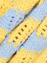 Striped Cotton-Blend Cardigan