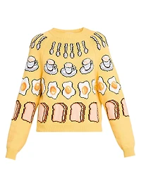 Breakfast Cotton-Blend Sweater
