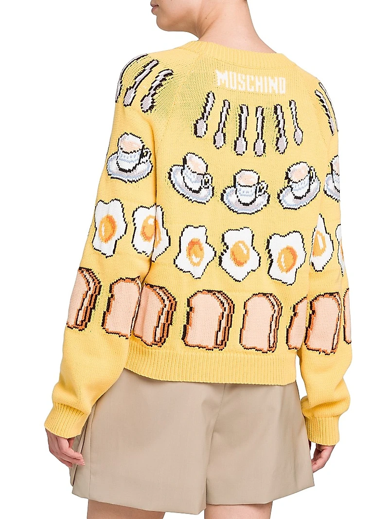 Breakfast Cotton-Blend Sweater