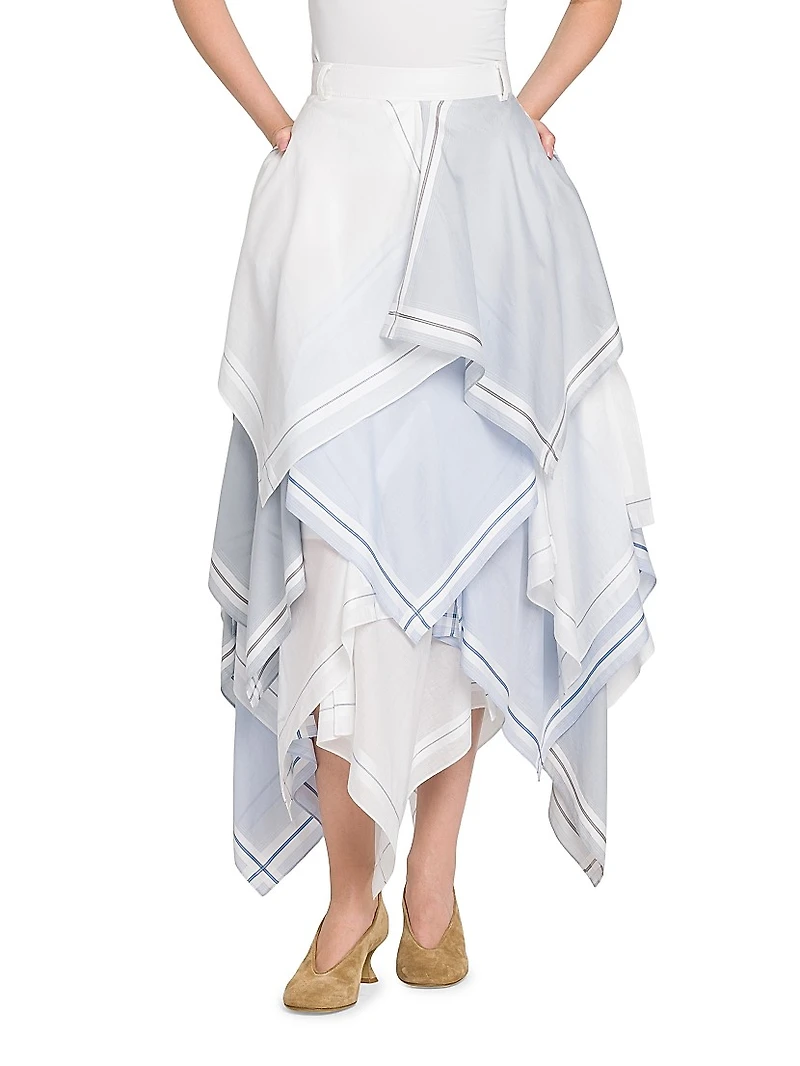 Italian Handkerchief Flounce Skirt