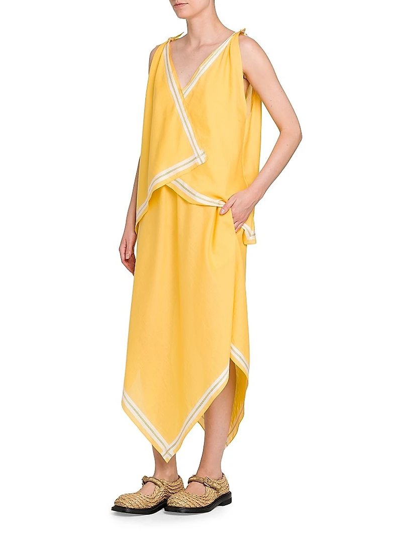 Italian Handkerchief Midi-Dress